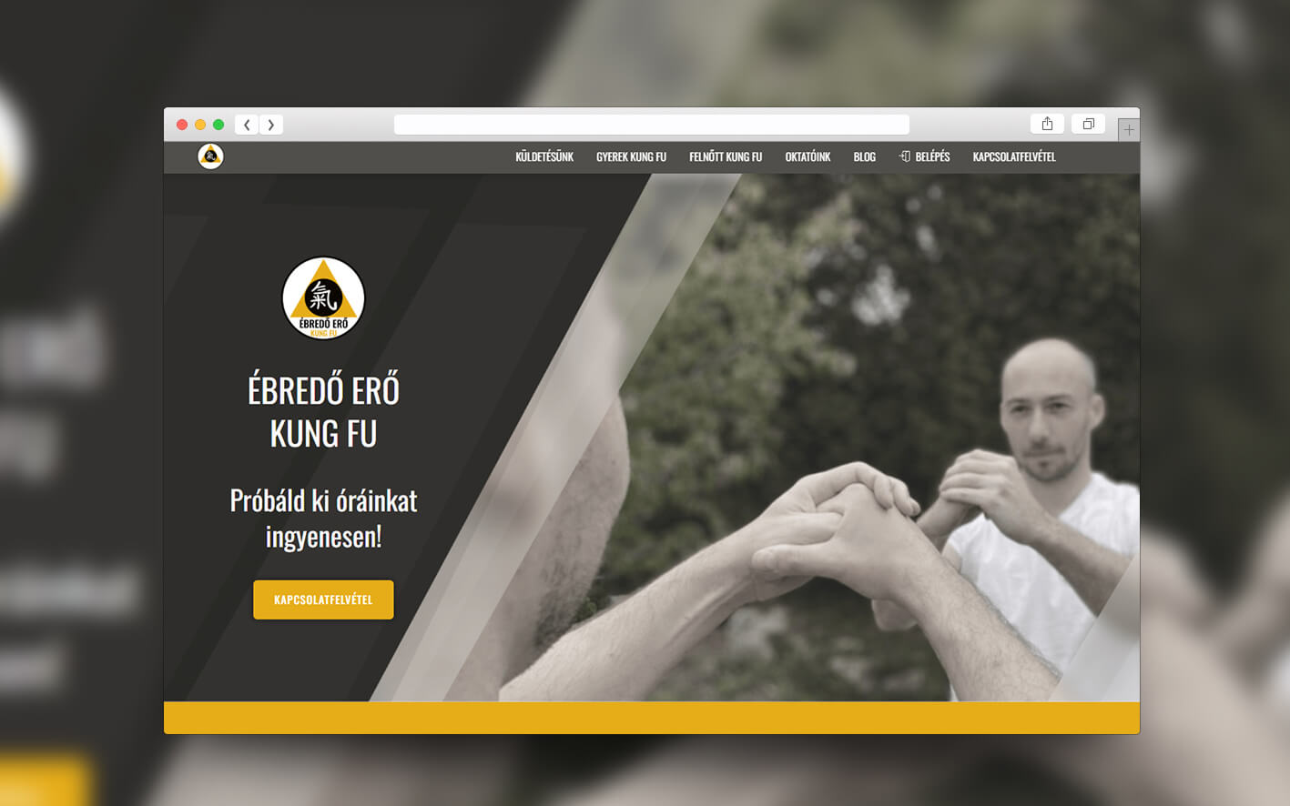 GeszterWeb referenciák Ébredő Erő Kung Fu