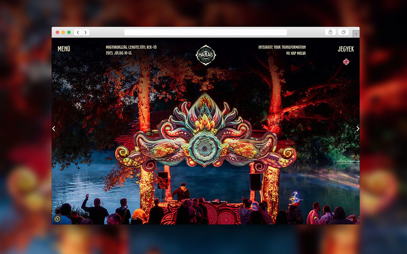 GeszterWeb referenciák Manas festival